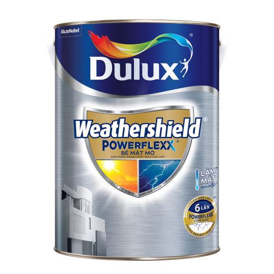Dulux Weathershield Powerflexx Bề Mặt Mờ